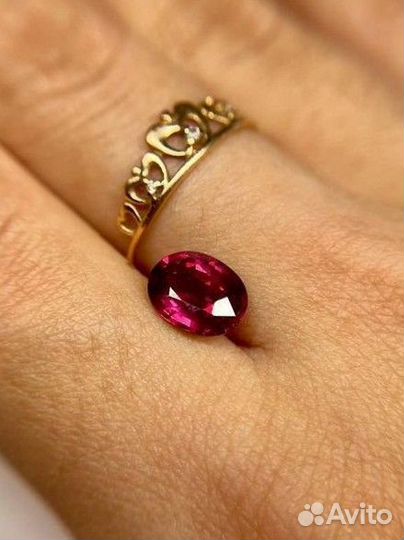 Гранат родолит природный