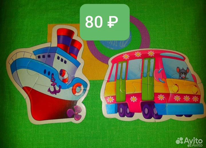 Пазлы для детей развивающие (мягкие)