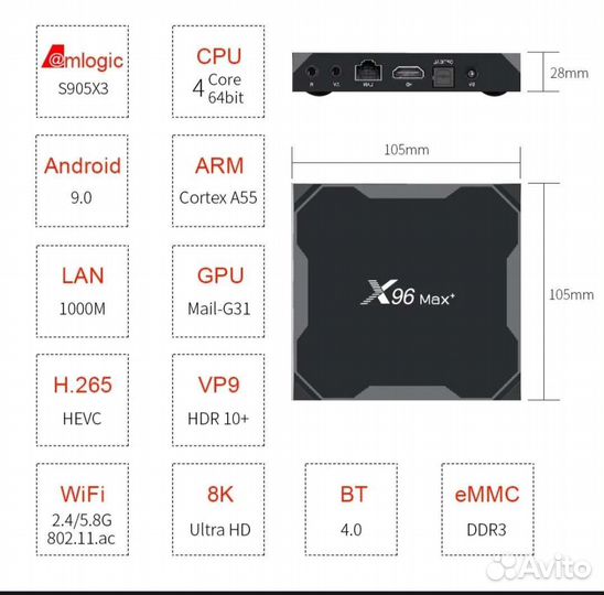 Smart Tv X96 Max Plus