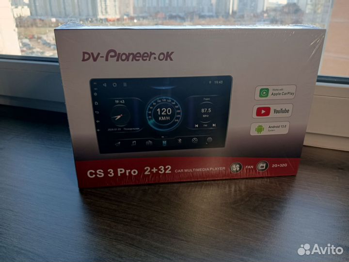 Магнитола pioneer ok(2/32) 8ядер 4G Android Carpla