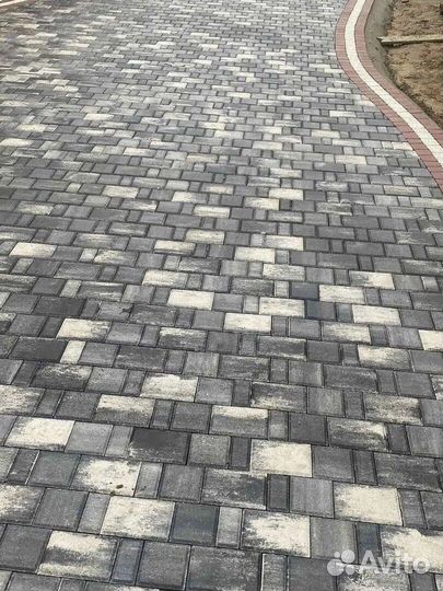 Тротуарная плитка Кирпич / доставка по всей РФ