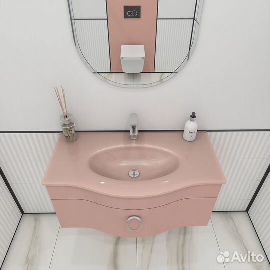 Раковина мебельная caprigo Nokturn 90 бежевый OW15-1313-SF026