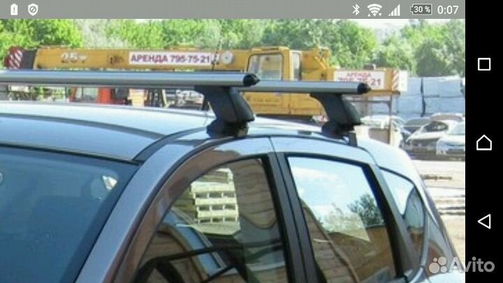 Багажник Люкс аэро на крышу Nissan Quashkai