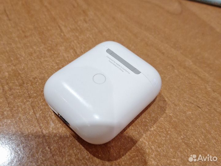 Наушники air pods 2 с беспроводной зарядкой