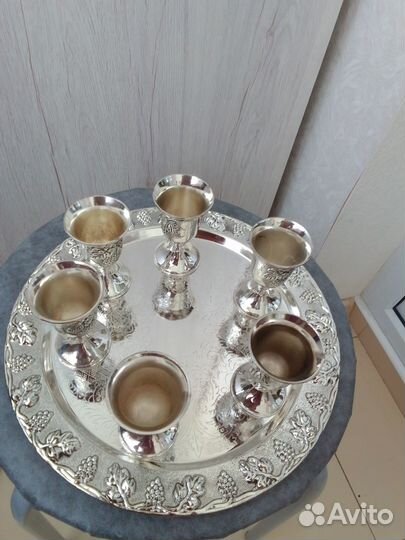 Набор подноса и 6 рюмок