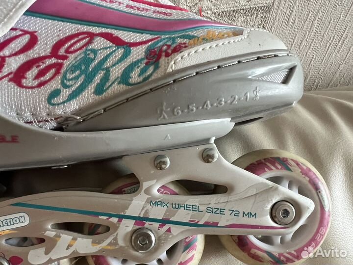 Ролики раздвижные 31-36 размер