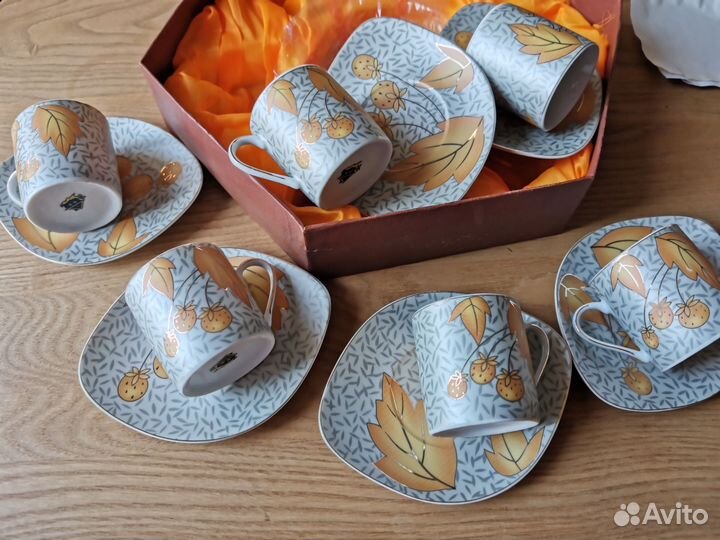 Кофейный набор сервиз новый