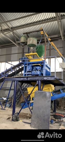 Линия прессования бордюров и брусчатки на заказ