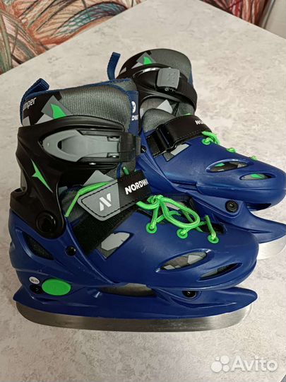 Коньки детские раздвижные 29-31 р