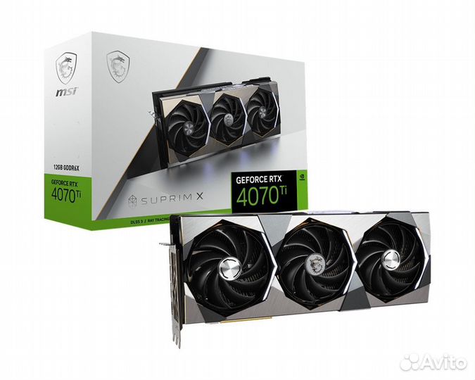 Видеокарта RTX 4070ti suprim X 12gb