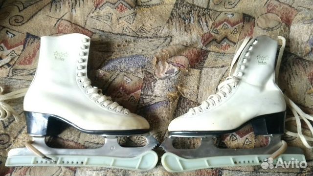 Коньки винтажные белые Botas чсср 70е р.36