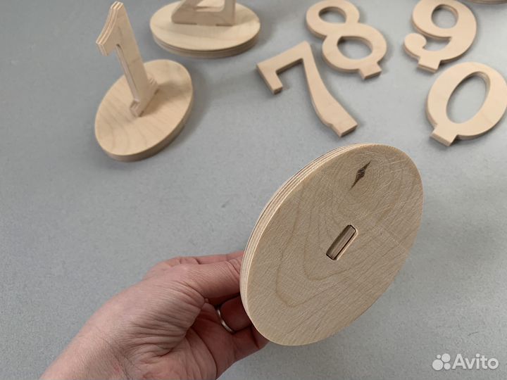 Номерки на столы Свадебный декор украшения