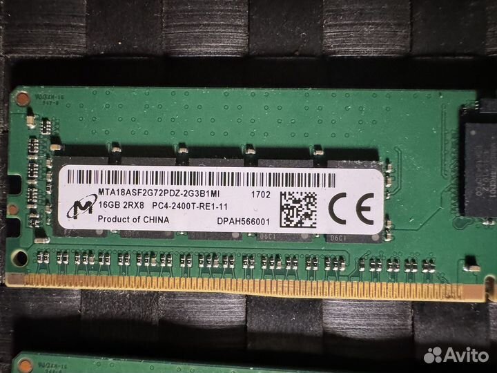 Оперативная память Micron DDR4 ECC reg 32Gb (16x2)