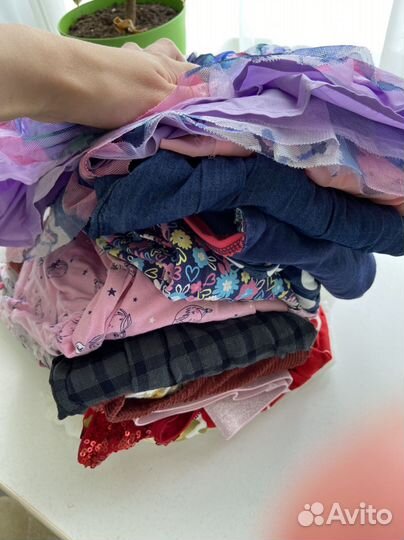 Коробка вещей на девочку от 3 до 6 лет