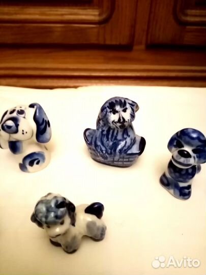 Собачки гжель