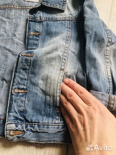 Джинсовая куртка для мальчика, размер 3-4 года