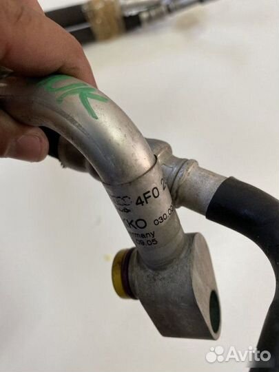 Комплект шлангов кондиционера Audi A6 C6 BDW 2.4