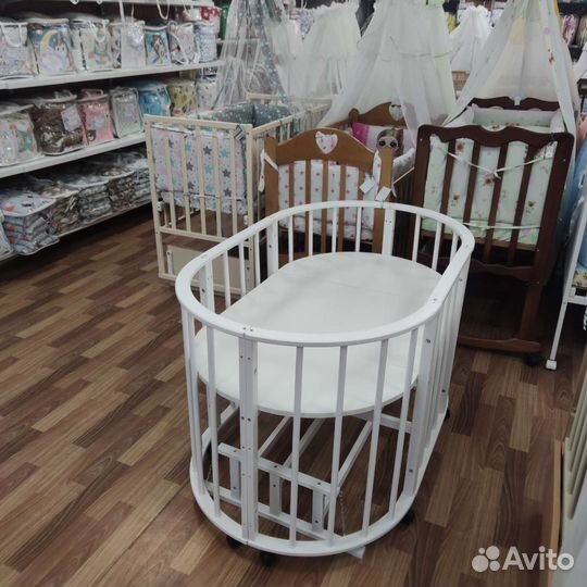Трансформер новая кроватка для малышей овал/круг