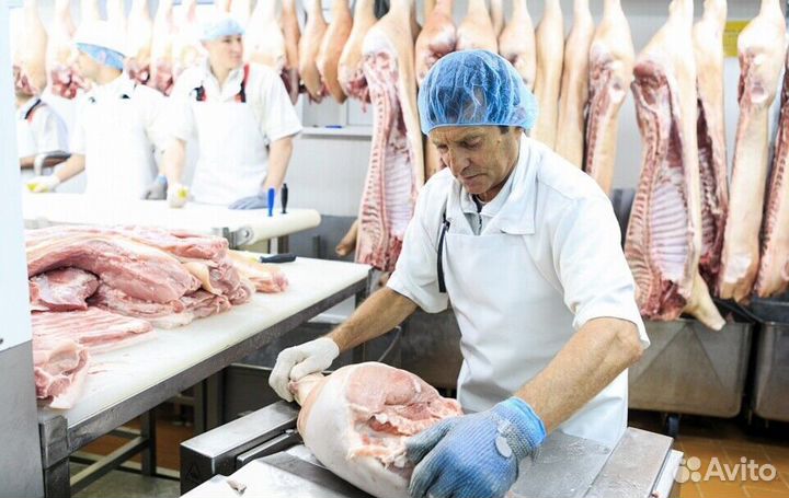 Разнорабочий на мясокомбинат(Вахта-45/15)