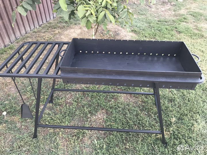 Мангал 4 мм металл со съёмной жаровней