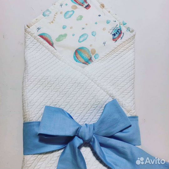 Конверт на выписку новый, одеяло
