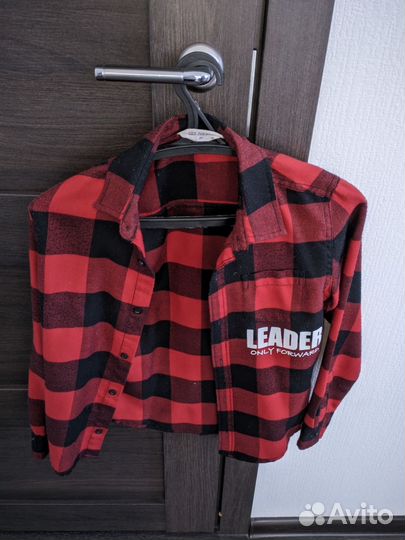 Рубашка красная для мальчика