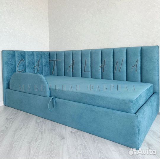 Детская кровать с мягкими бортиками