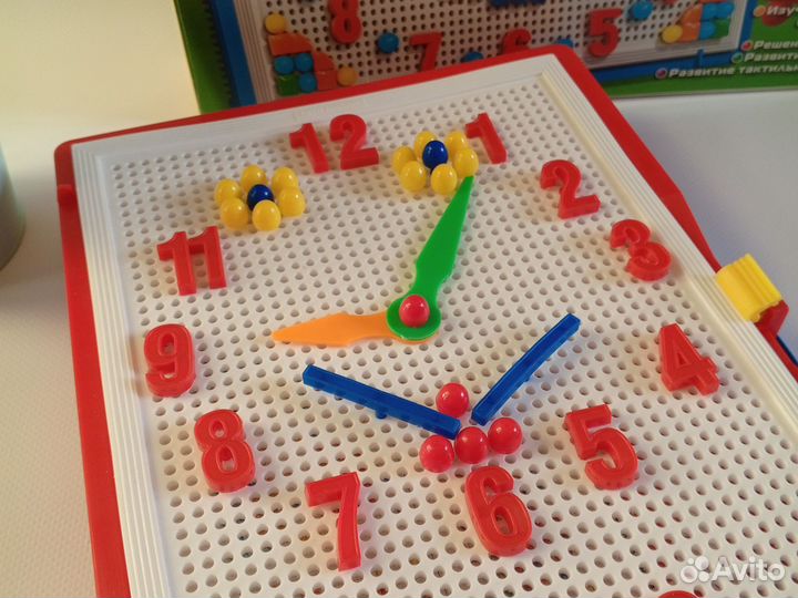 Мозаика детская с цифрами в чемоданчике