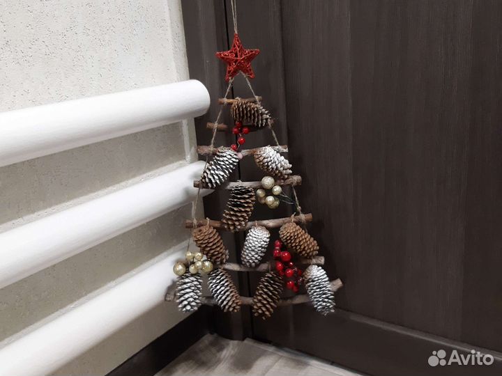 Новогоднее панно Ёлка декортивное украшение