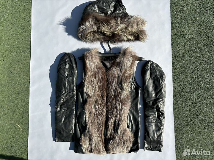 Жилетка меховая для рукоделия цена за 2 штуки