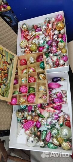 Ёлочные украшения игрушки СССР