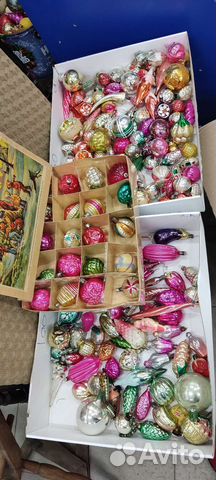Ёлочные украшения игрушки СССР