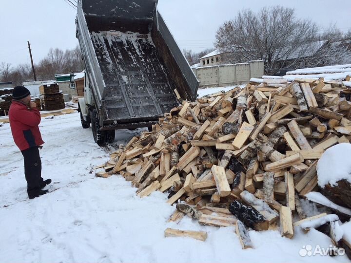 Дрова берёзовые, горбыль