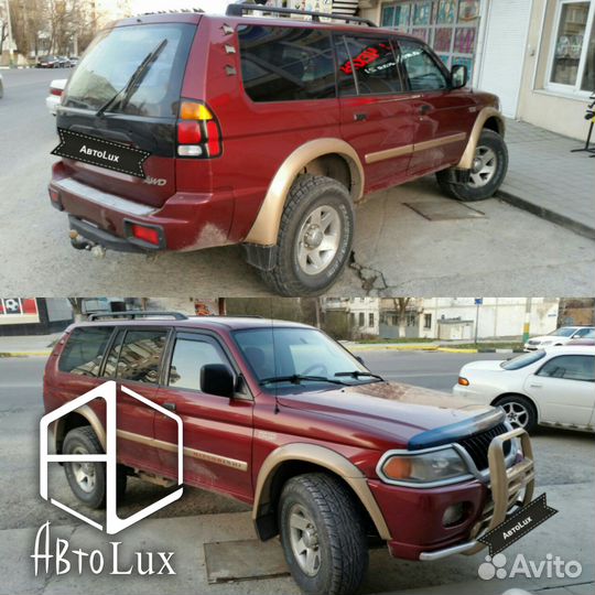 Авточехлы «Турин» из экокожи Mitsubishi Montero Sp