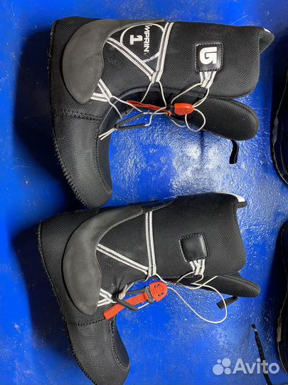 Сноуборд 150 см с креплением и с ботинками