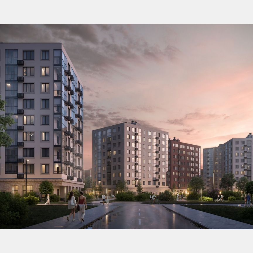 3-к. квартира, 68,4 м², 6/9 эт.