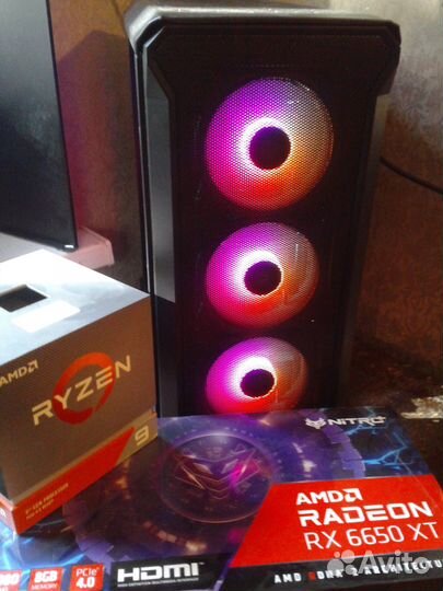 Rayzen 5600,RX6650XT,DDR4-16Gb,SSD