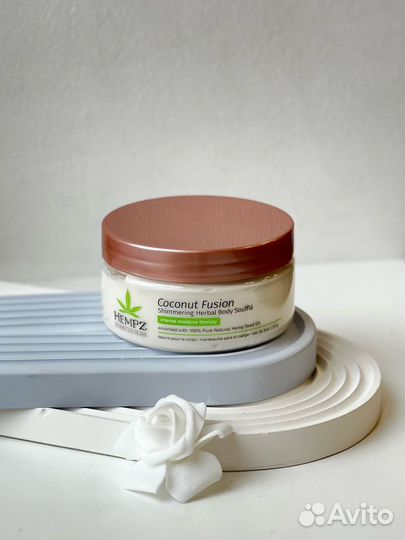 Мерцающее суфле для тела Hempz coconut fusion 227g