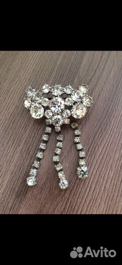 Брошь (чешское стекло) ремонт