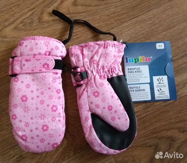 Термо Варежки на 2-4 года новые
