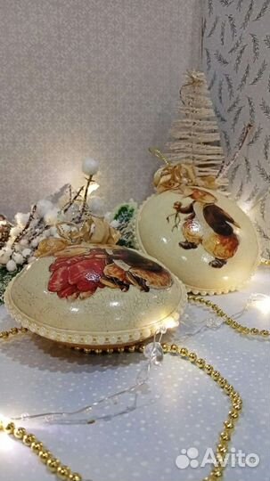 Ёлочные игрушки ручной работы