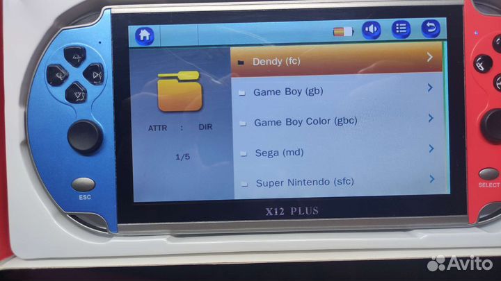 Портативная игровая приставка sega