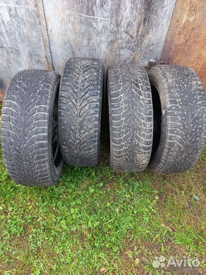 Шины 205 60 16 бу зимние шипованные