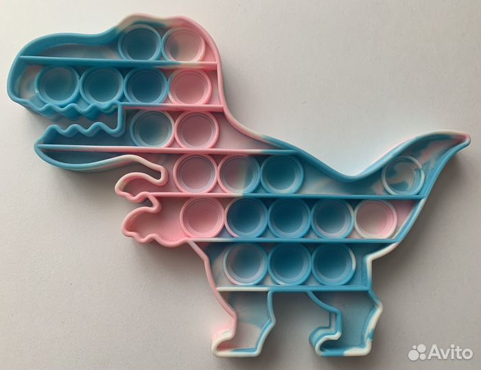 Поп ит/Pop it, детская игрушка в форме динозавра