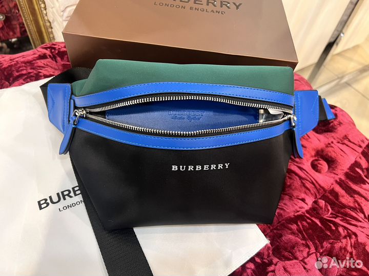 Сумка мужская напоясная burberry