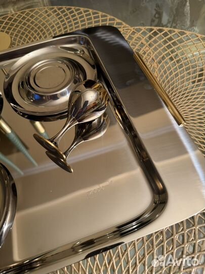 Zepter 13 шт. рюмки блюдца поднос Цептер