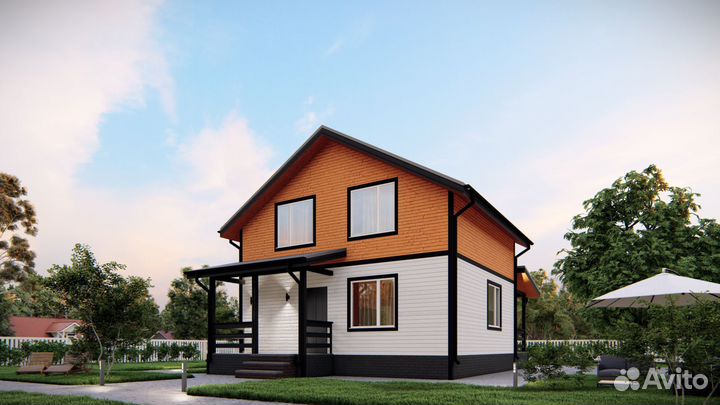 Домокомплект каркасный дом Шведский L