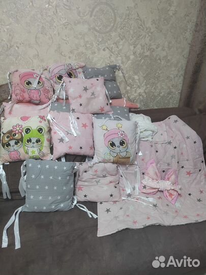 Бортики в кроватку