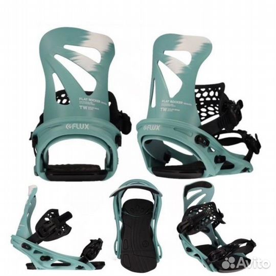 Крепления flux TW greenish blue р-р S