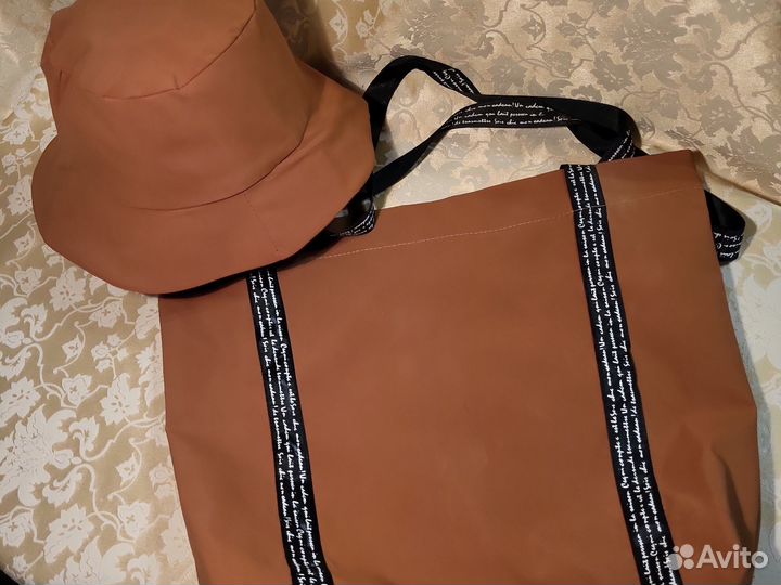 Сумка шопер и Панама